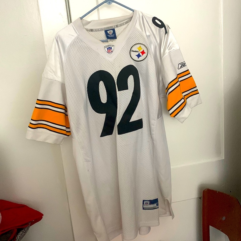 NFL Equipment James Harrison Away Jersey
